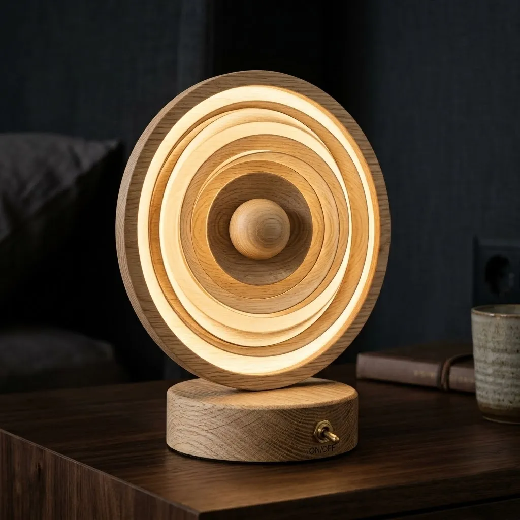 Wooden Gegenschein Night Light
